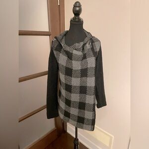Dex size small hoodie wrap sweater